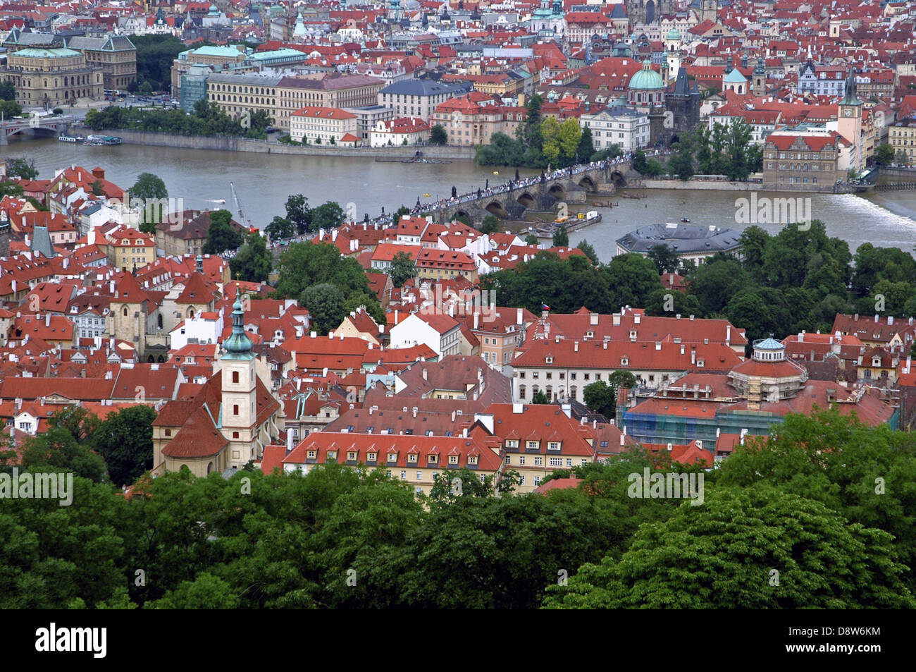 Prague cityscape Czech republic Stock Photo