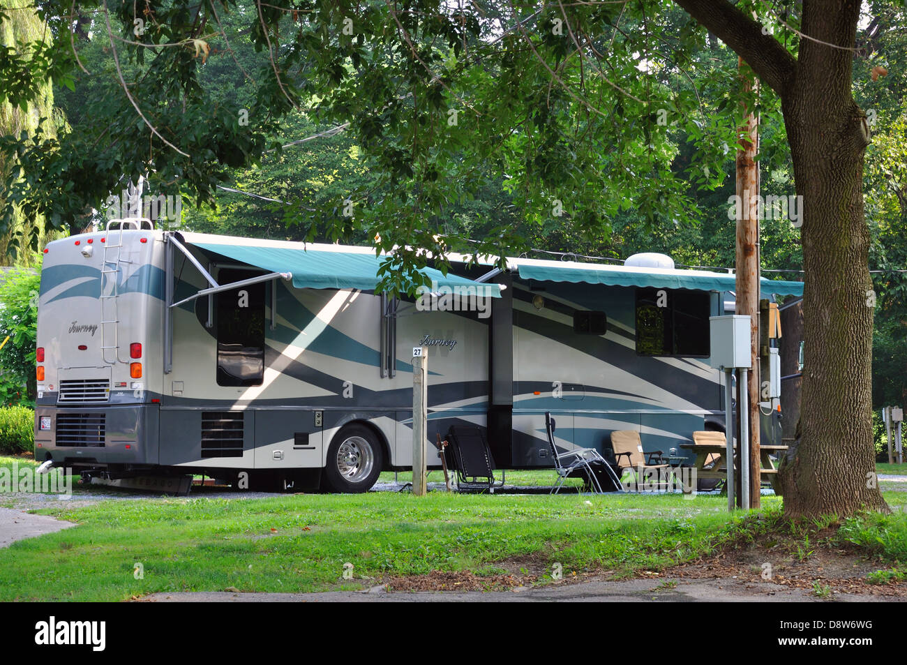 RV Park in Amish country, Pennsylvania, USA Stock Photo - Alamy