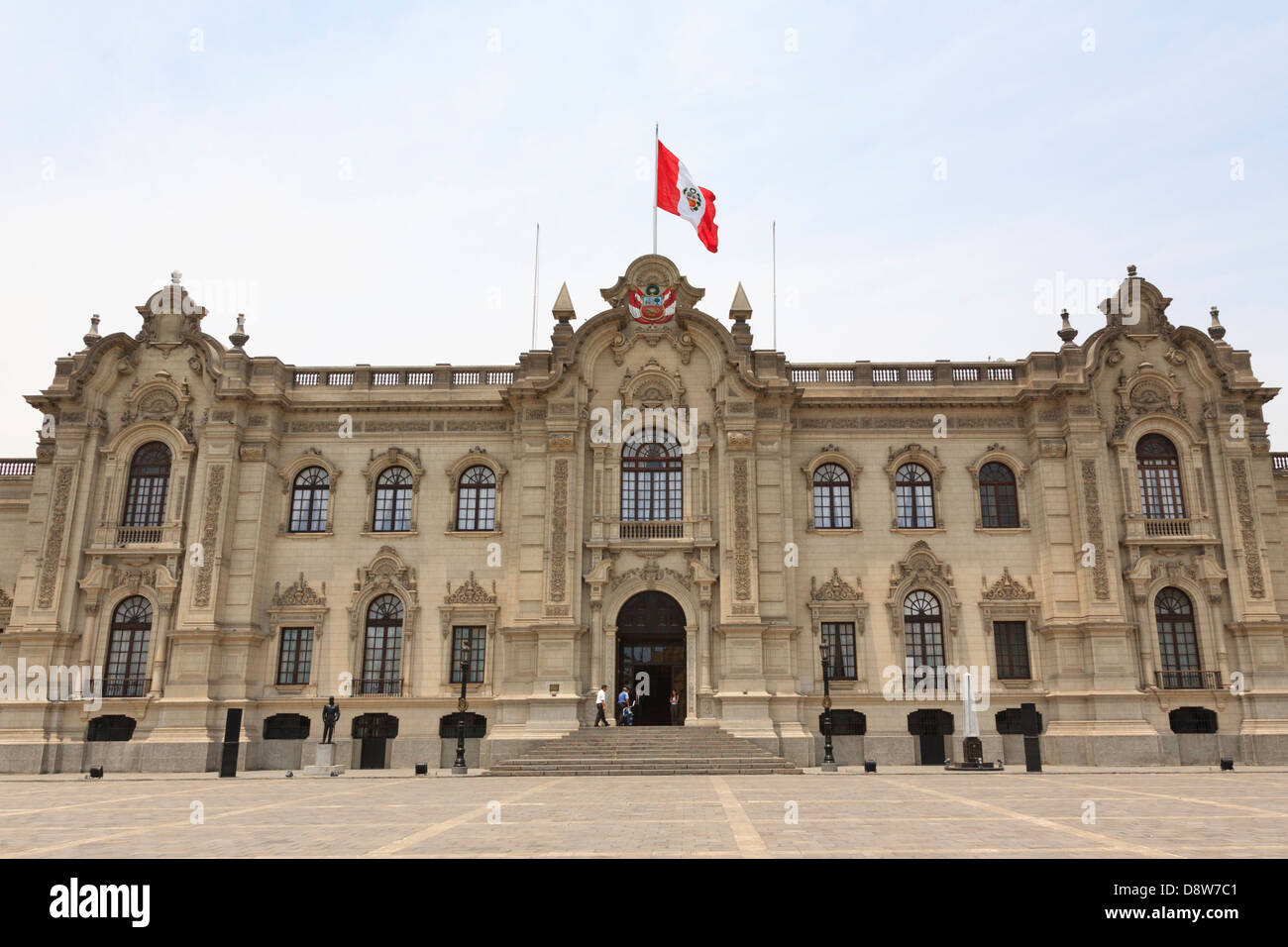 Palacio de Gobierno, Lima, Peru Stock Photo