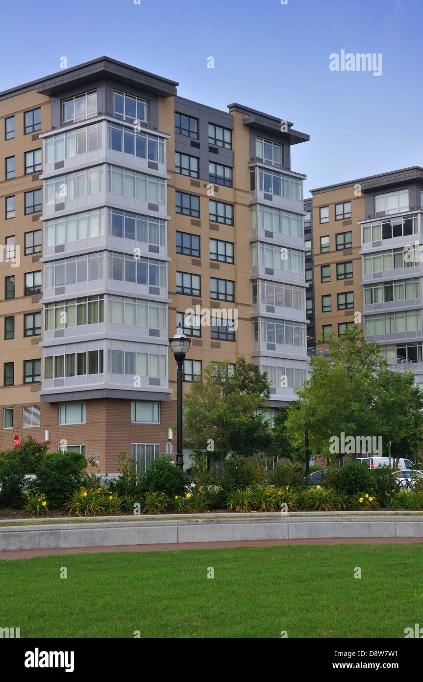 Apartment Buildings in New Jersey, USA Stock Photo Alamy