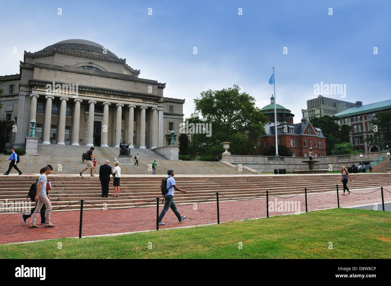 Columbia University campus, New York City, USA - Low Memorial Library Stock Photo