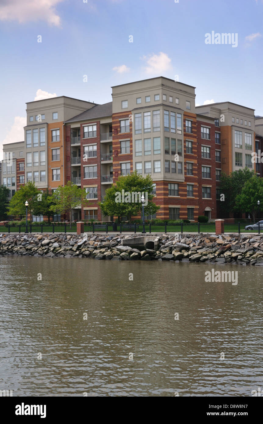 Hudson Riverfront Apartments, New Jersey, USA Stock Photo Alamy