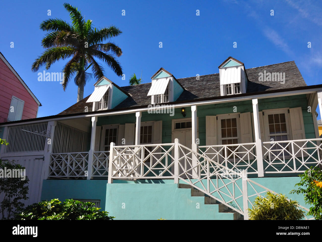 House in Nassau, Bahamas Stock Photo Alamy