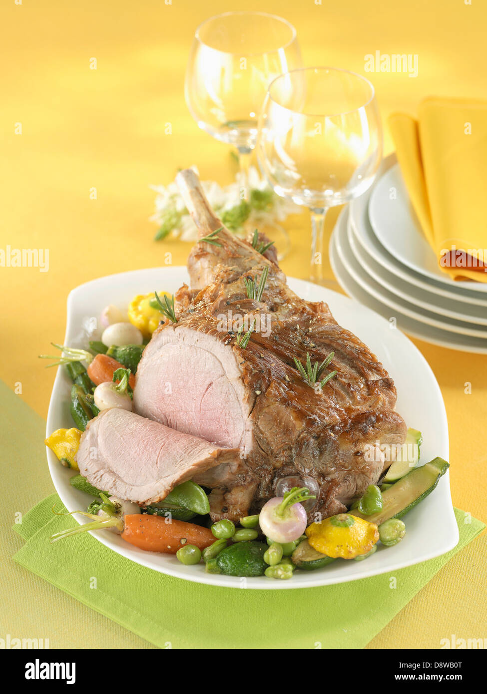 Leg of lamb hi-res stock photography and images - Alamy