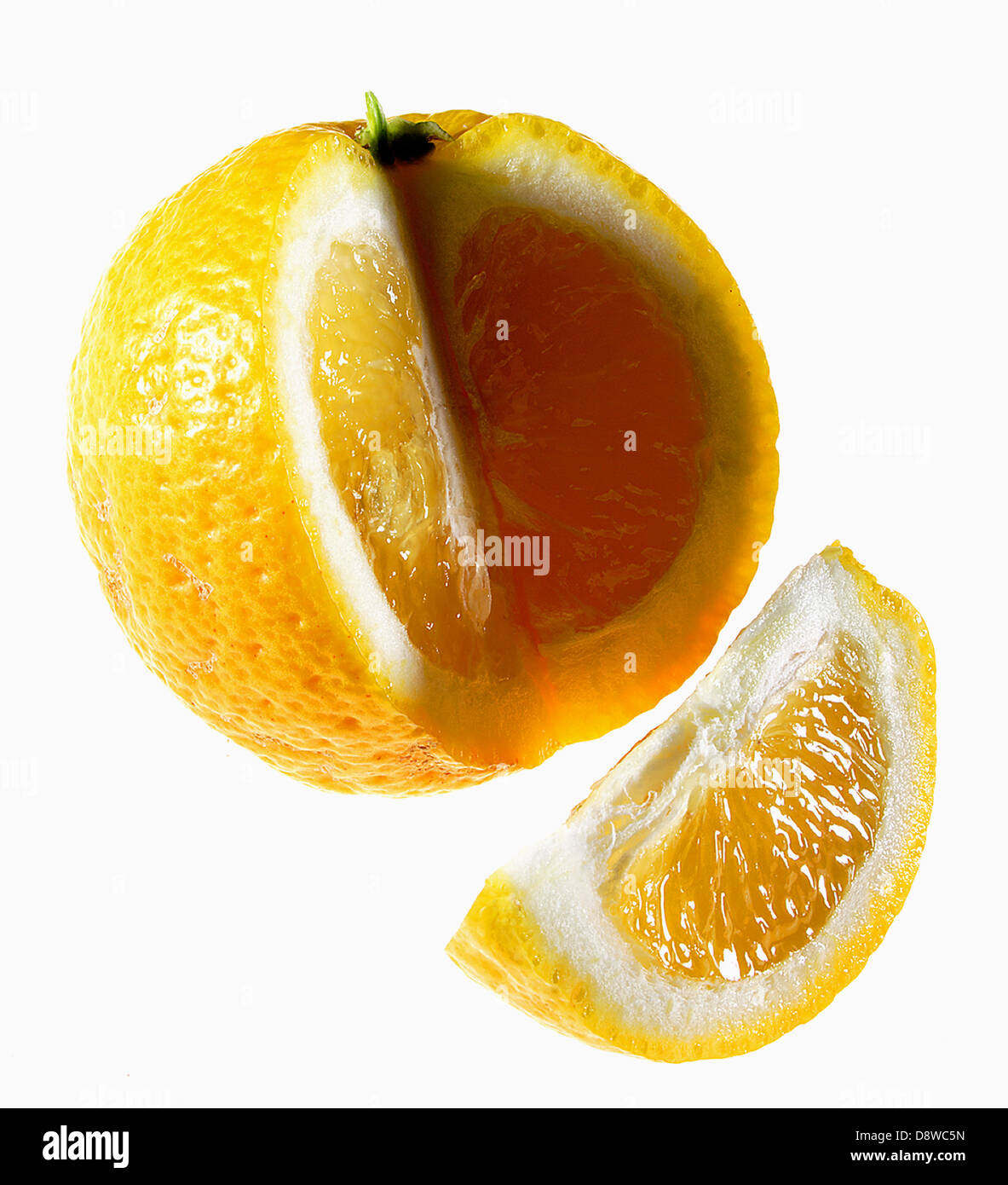 Chopped lemon Cut Out Stock Images & Pictures - Alamy