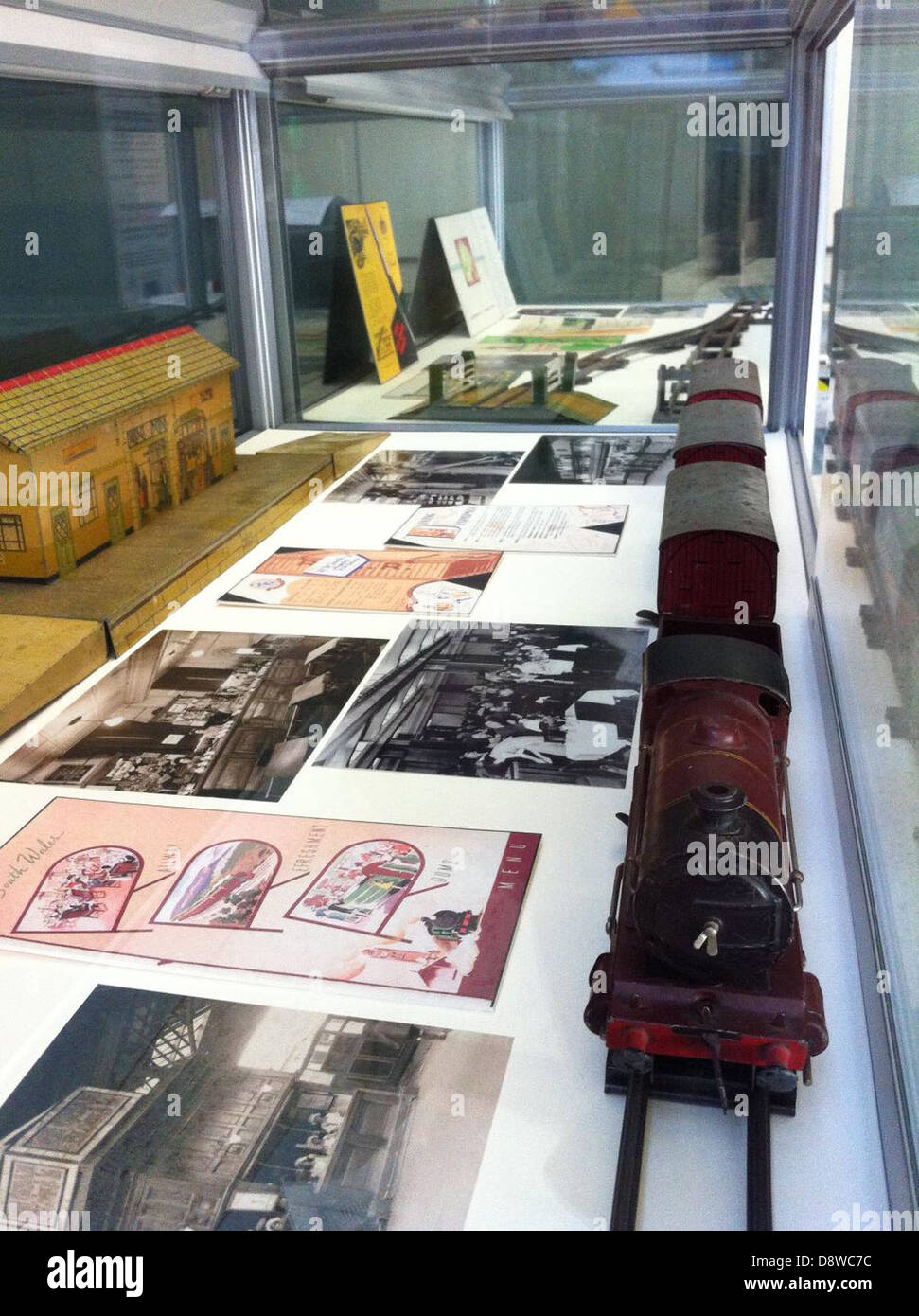 This exhibit showcases the evolution of railways, focusing on their ...