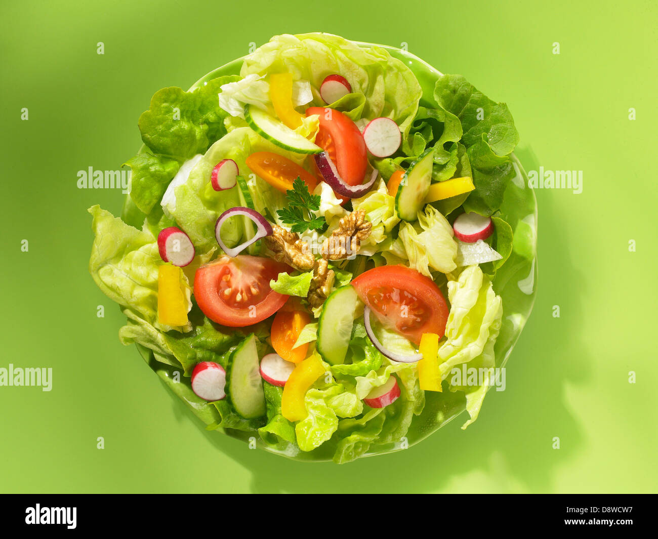 Mixed salad Stock Photo