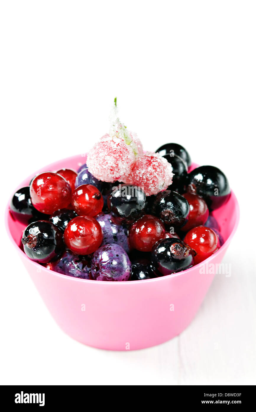 Mixed berry fruit salad Stock Photo - Alamy