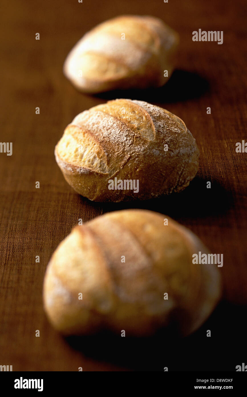 Small round bread loaves Stock Photo Alamy