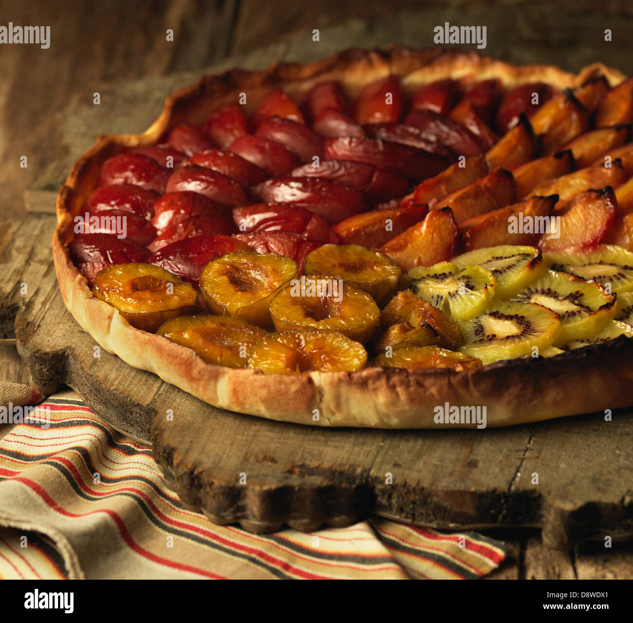 Mixed fruit tart Stock Photo Alamy