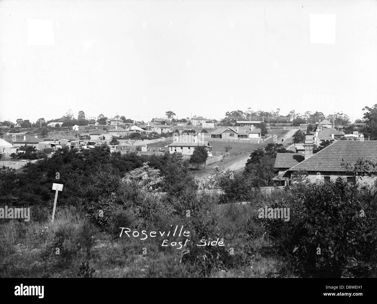 View of the eastside of Roseville (NSW Stock Photo - Alamy