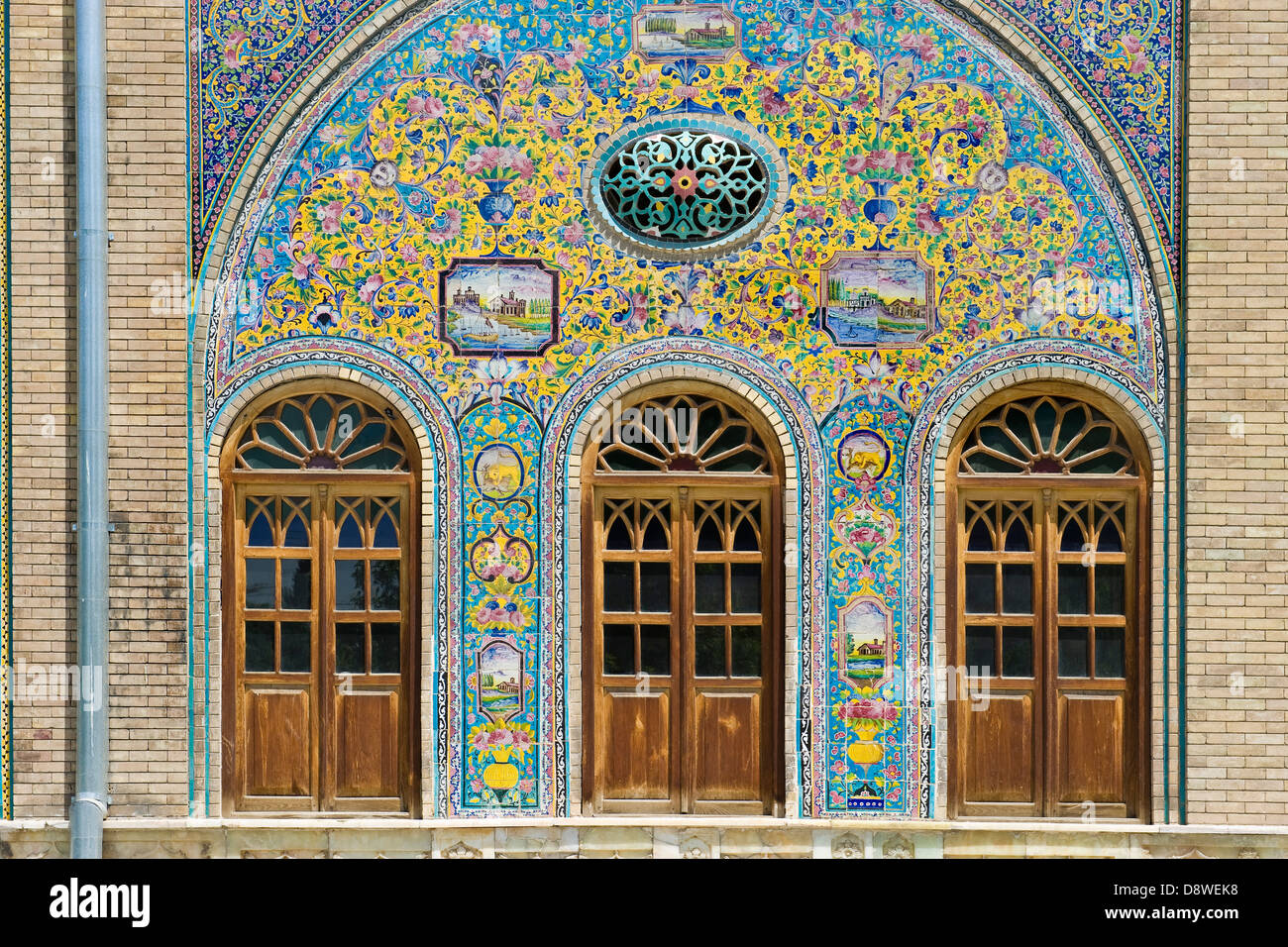 Iran, Tehran, Golestan palace Stock Photo