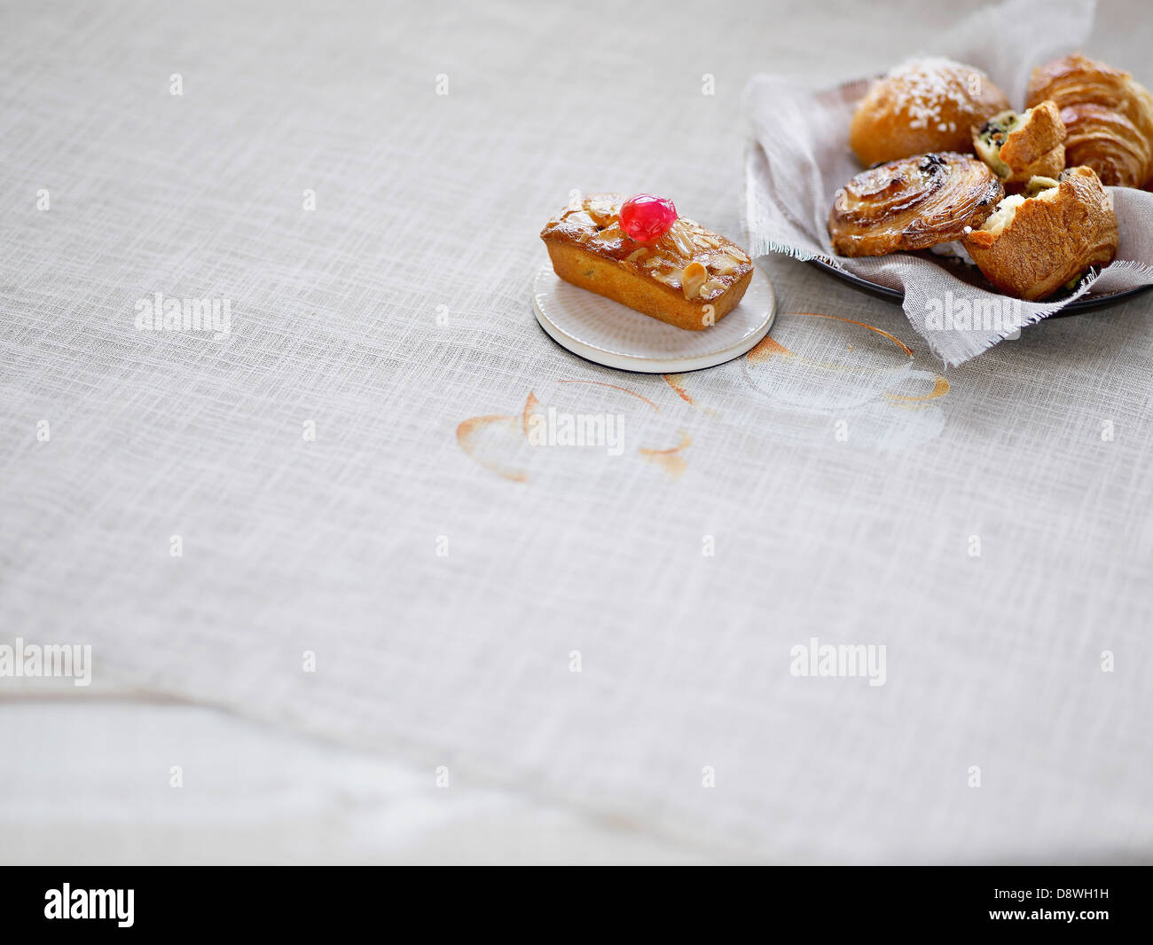 Assorted milkbread pastries Stock Photo