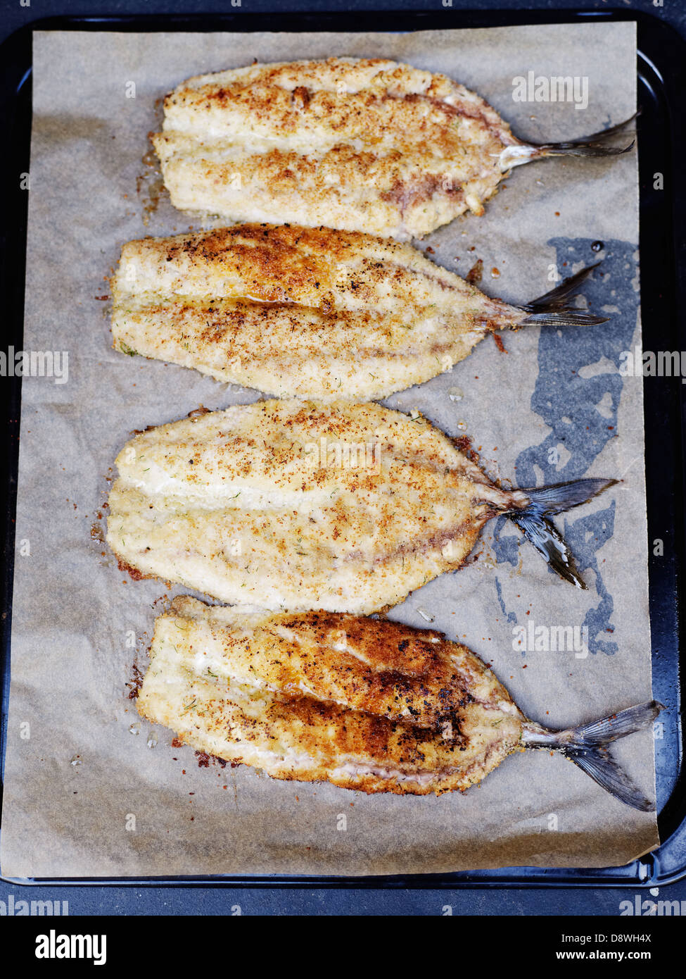 Baked Atlantic mackerel Stock Photo Alamy