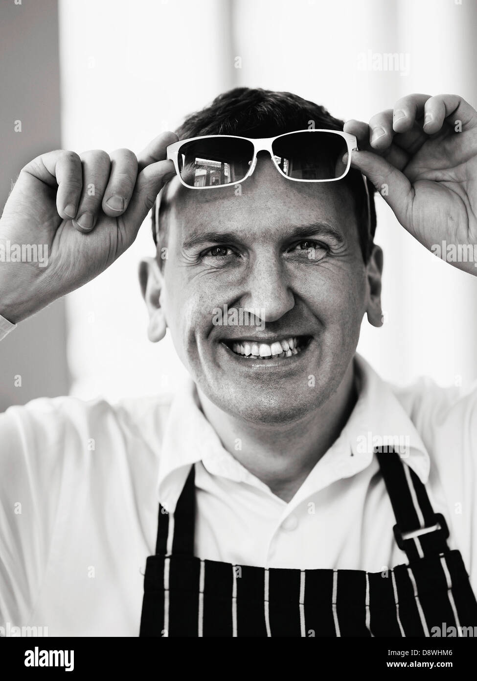 Portrait of the pastry chef Christophe Felder Stock Photo