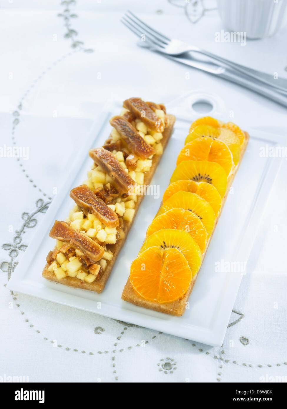 Tartlet Rectangular Long rectangular hi-res stock photography and images - Alamy