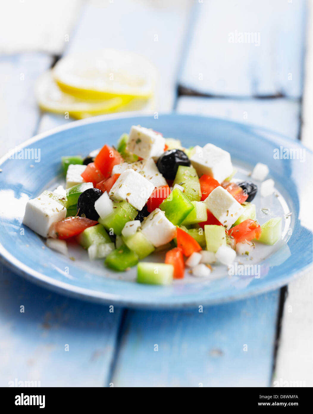 Greek salad Stock Photo