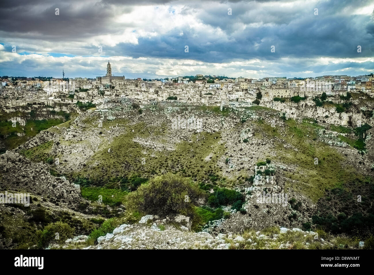Matera, the city of stones Stock Photo