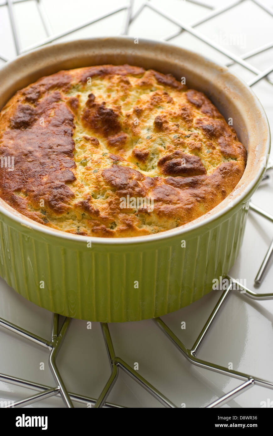 Fromage Blanc And Herb Souffle Stock Photo 57115274 Alamy