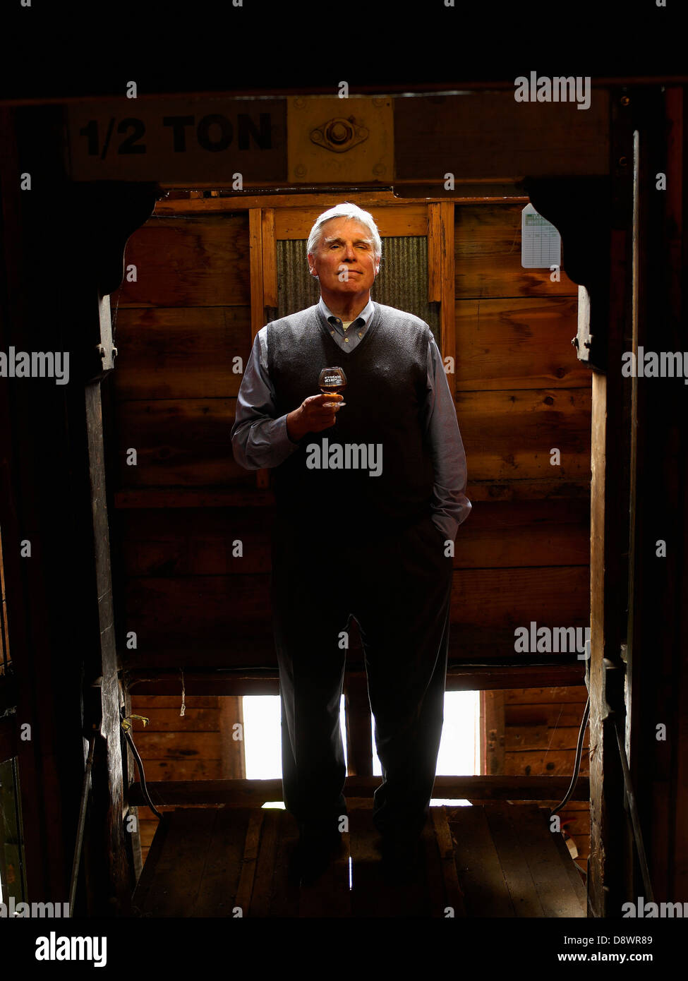 Bill Samuels Jr at the Maker's Mark distillery Stock Photo