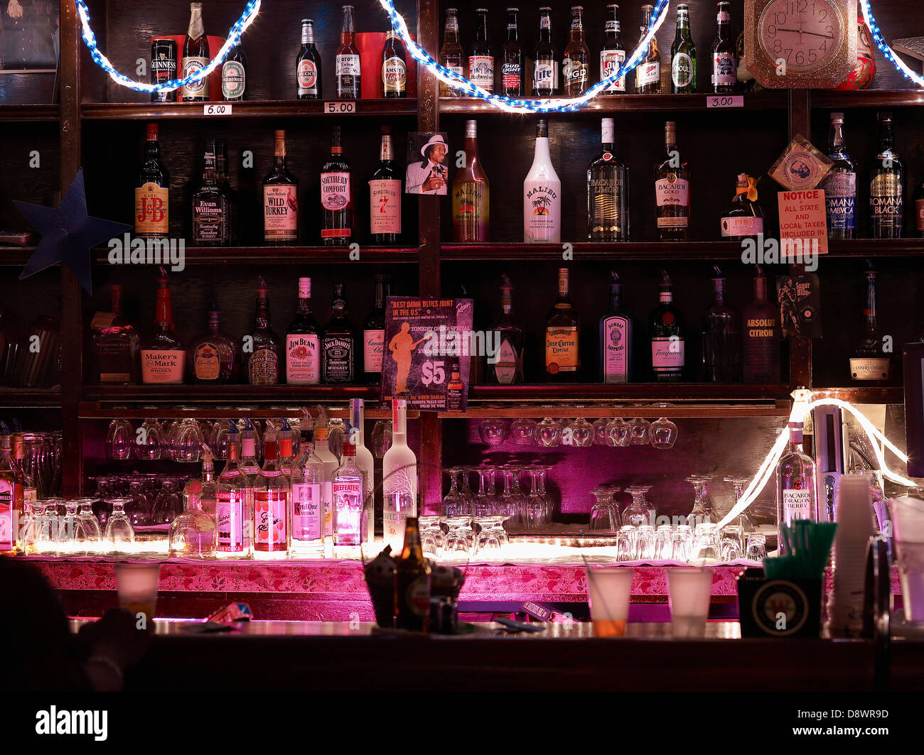 Bar in Chicago Stock Photo Alamy