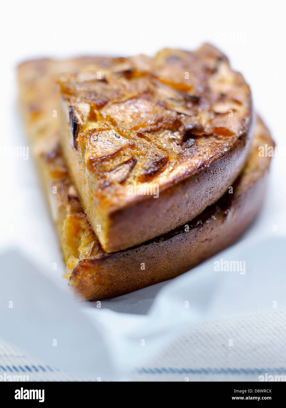 Butternut and apple pie Stock Photo