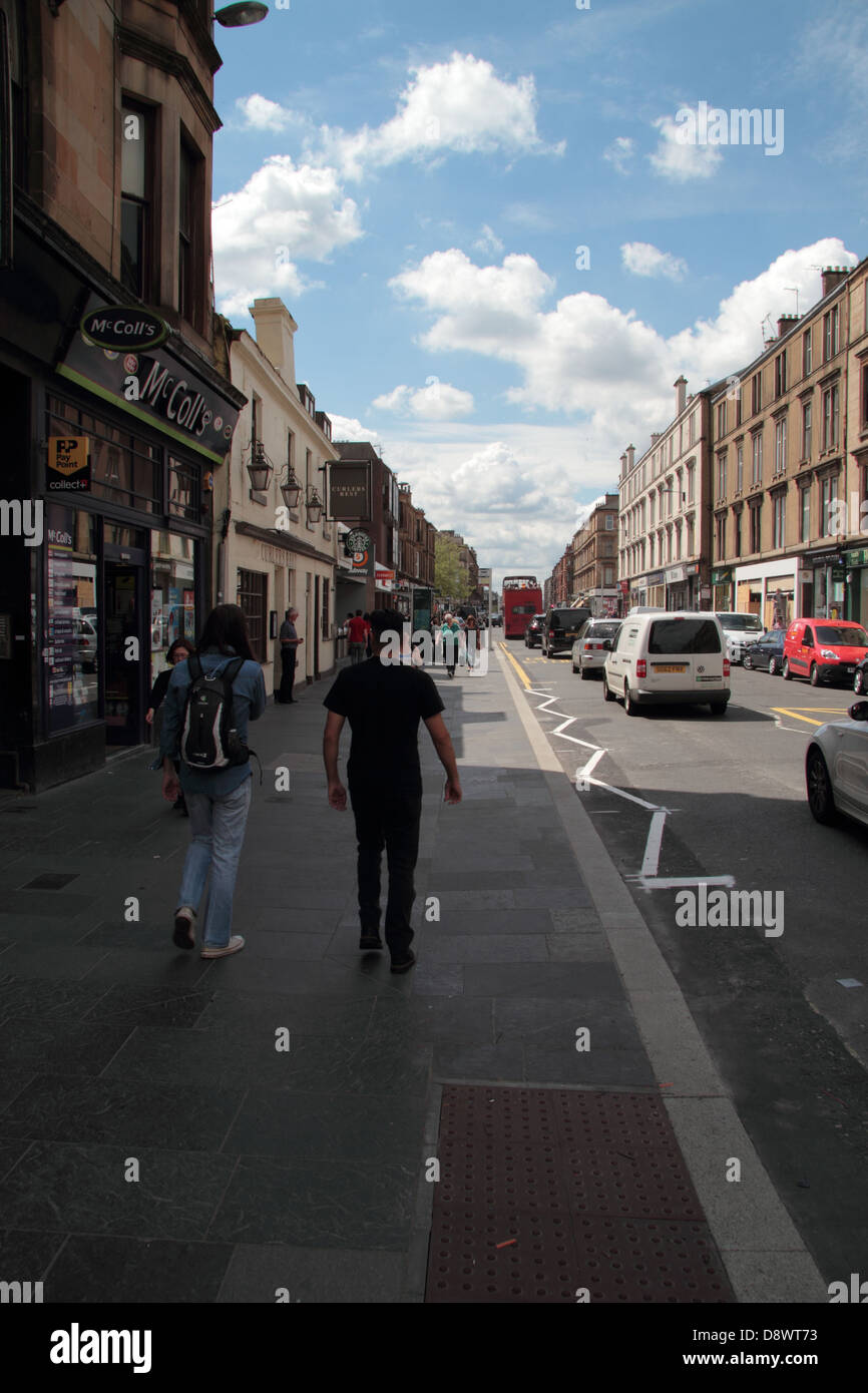 Byres Road, Glasgow, Scotland, UK Stock Photo Alamy