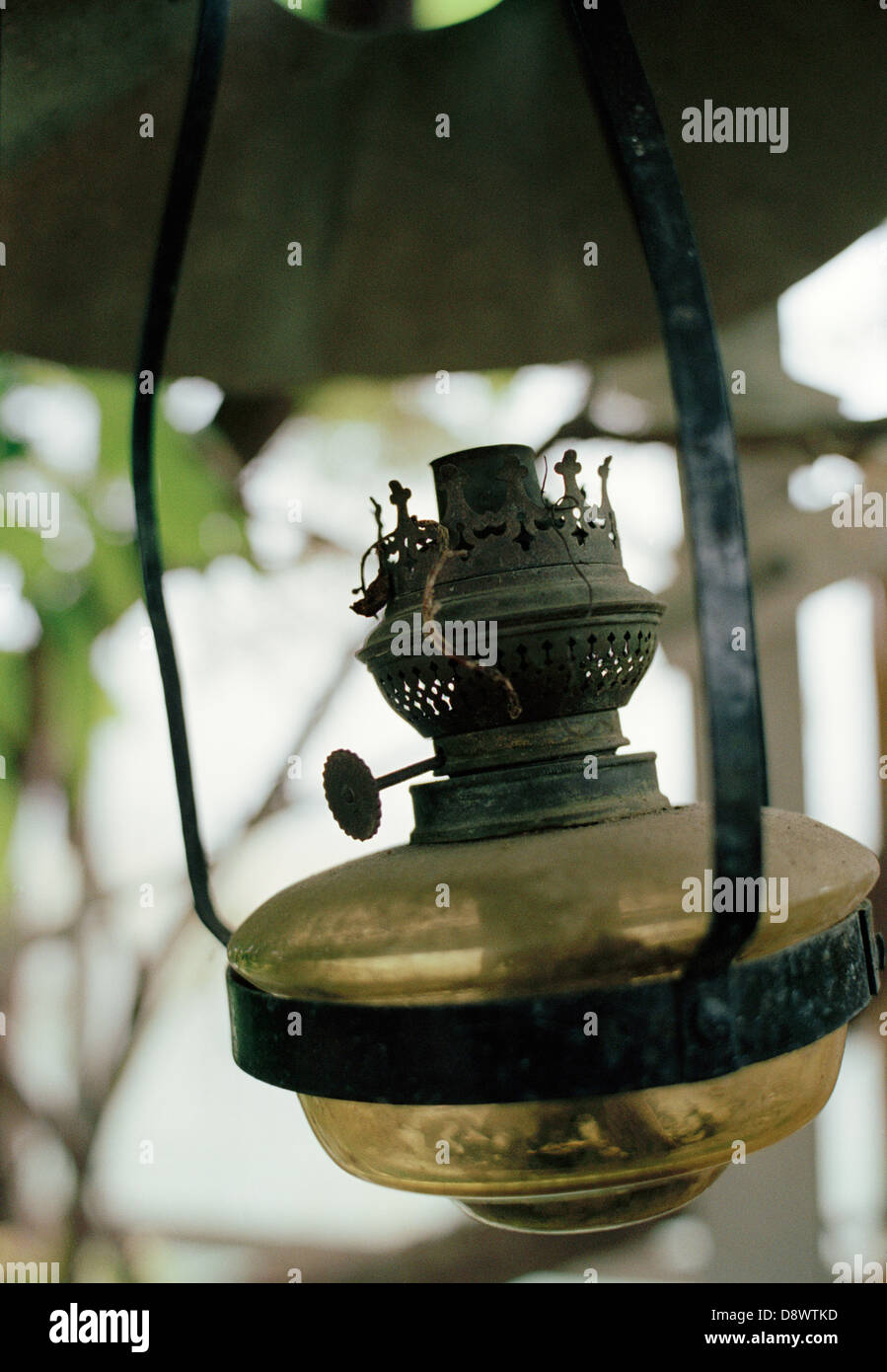 A Paraffin Lamp, Closeup Stock Photo Alamy