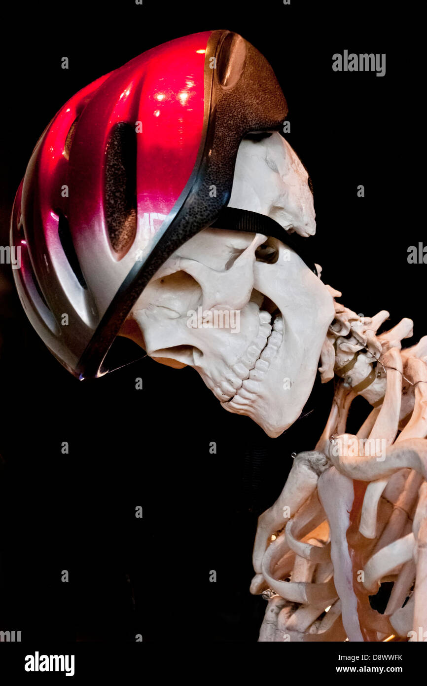 Skeleton bike online helmet