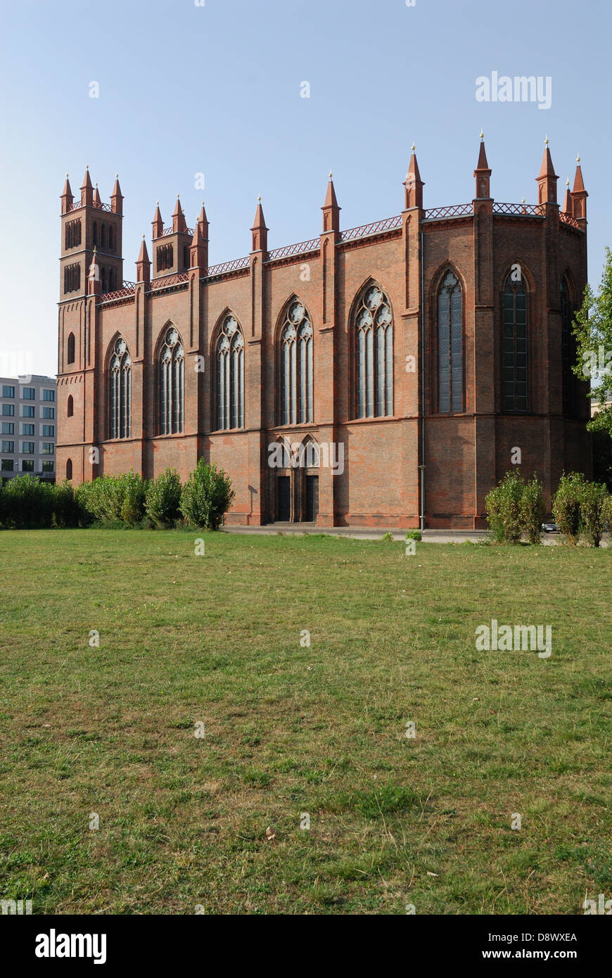 Berlin. Germany. Friedrichswerder Kirche aka Schinkel Museum. Stock Photo