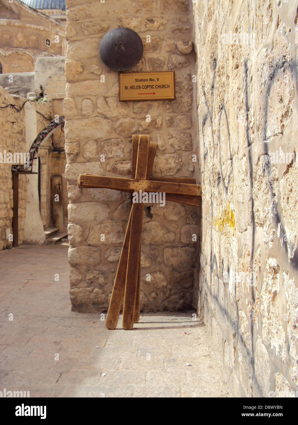 israel holy land stations of the cross faith jesus Stock Photo