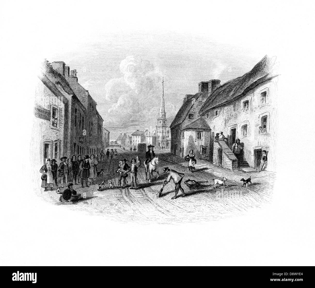 Selkirk, Scottish Borders Stock Photo Alamy