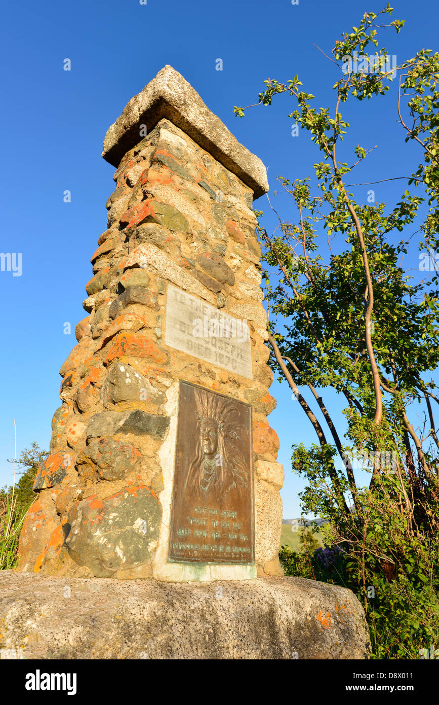 Chief old joseph grave hires stock photography and images Alamy