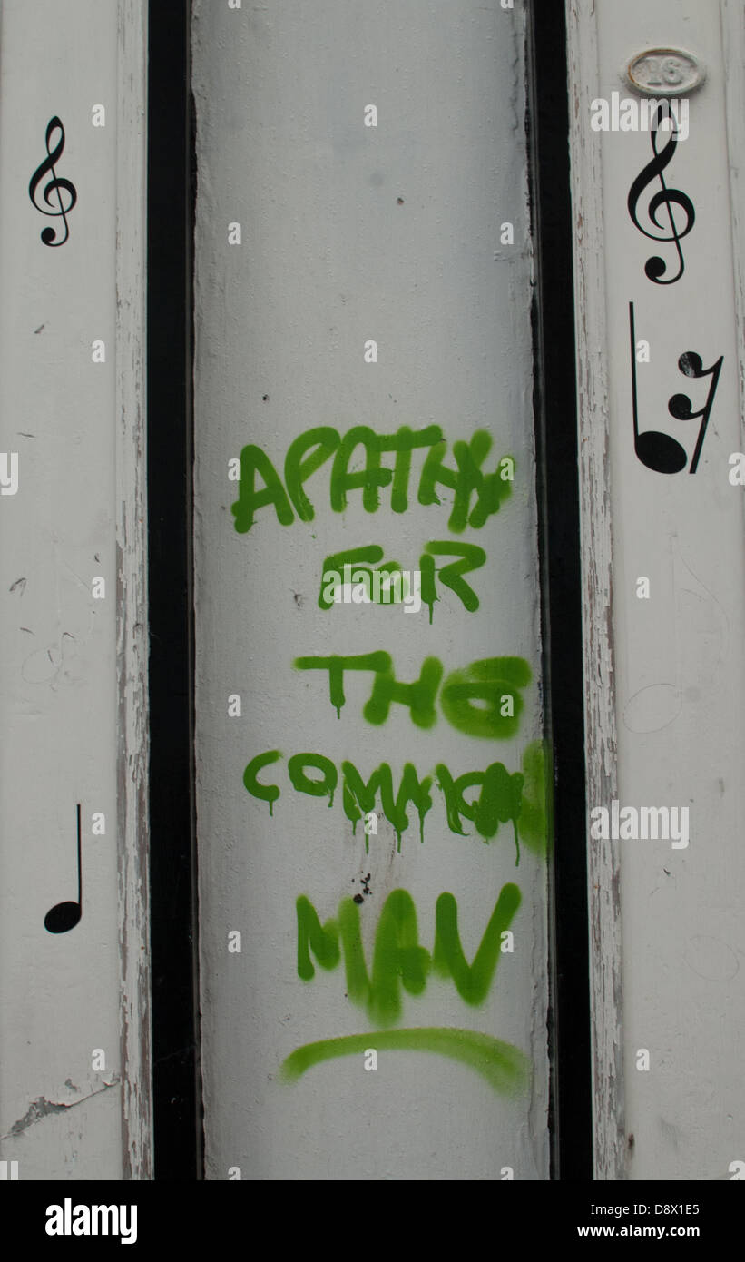 Graffiti on a wall in Birmingham Stock Photo