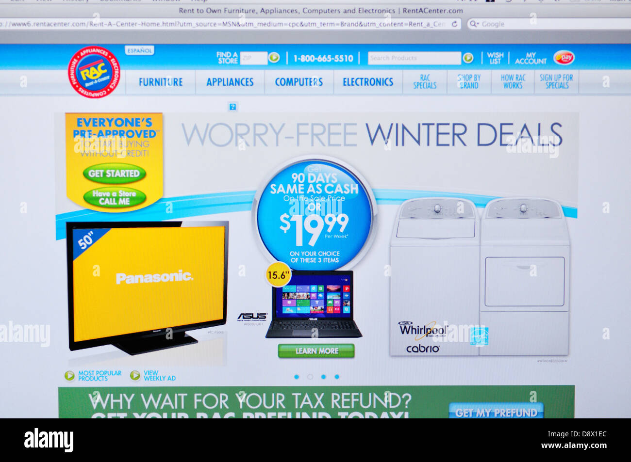 Rent A Center Website Online Furniture And Electronics Renting