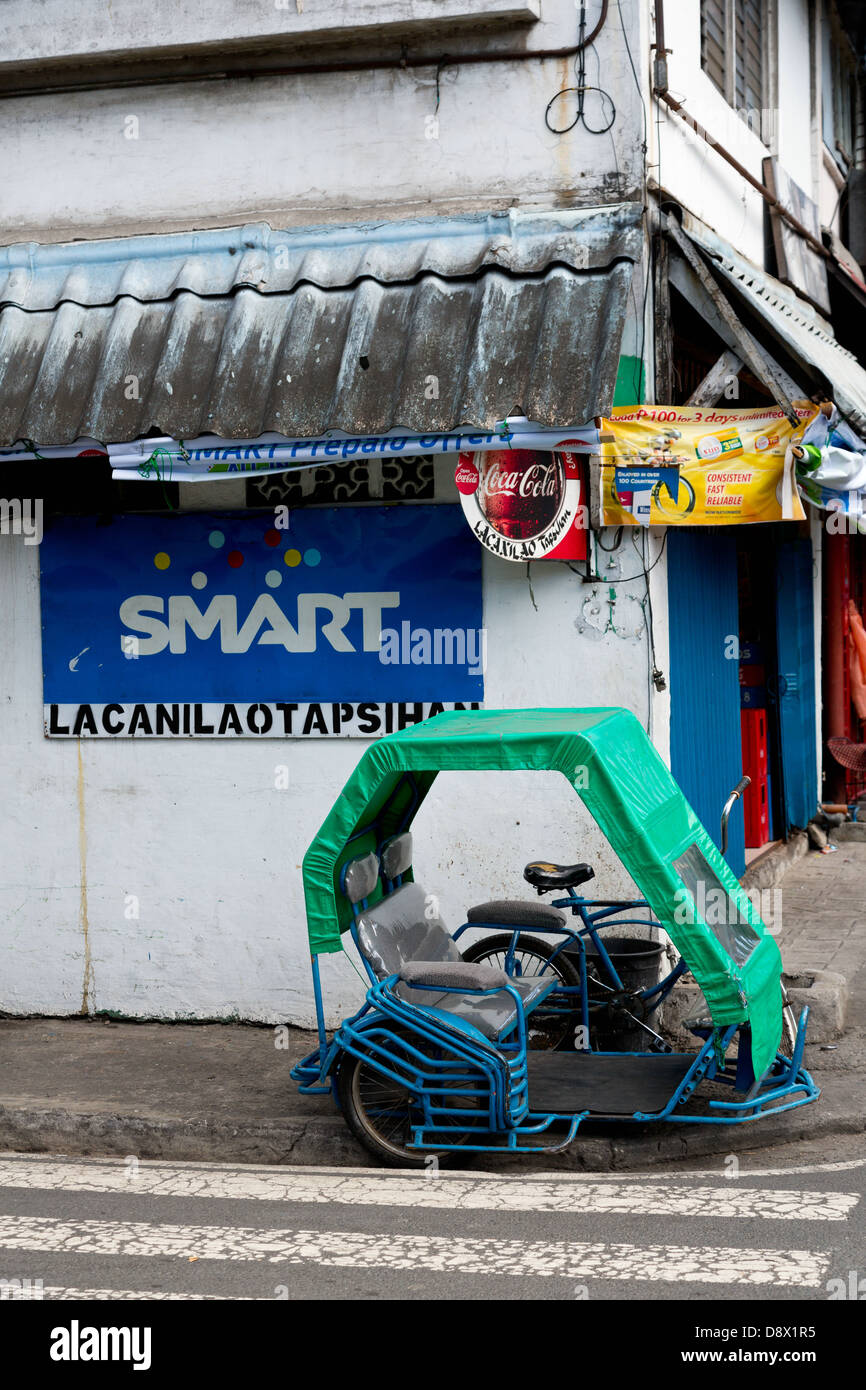 Tricycle in Manila, Philippines Stock Photo