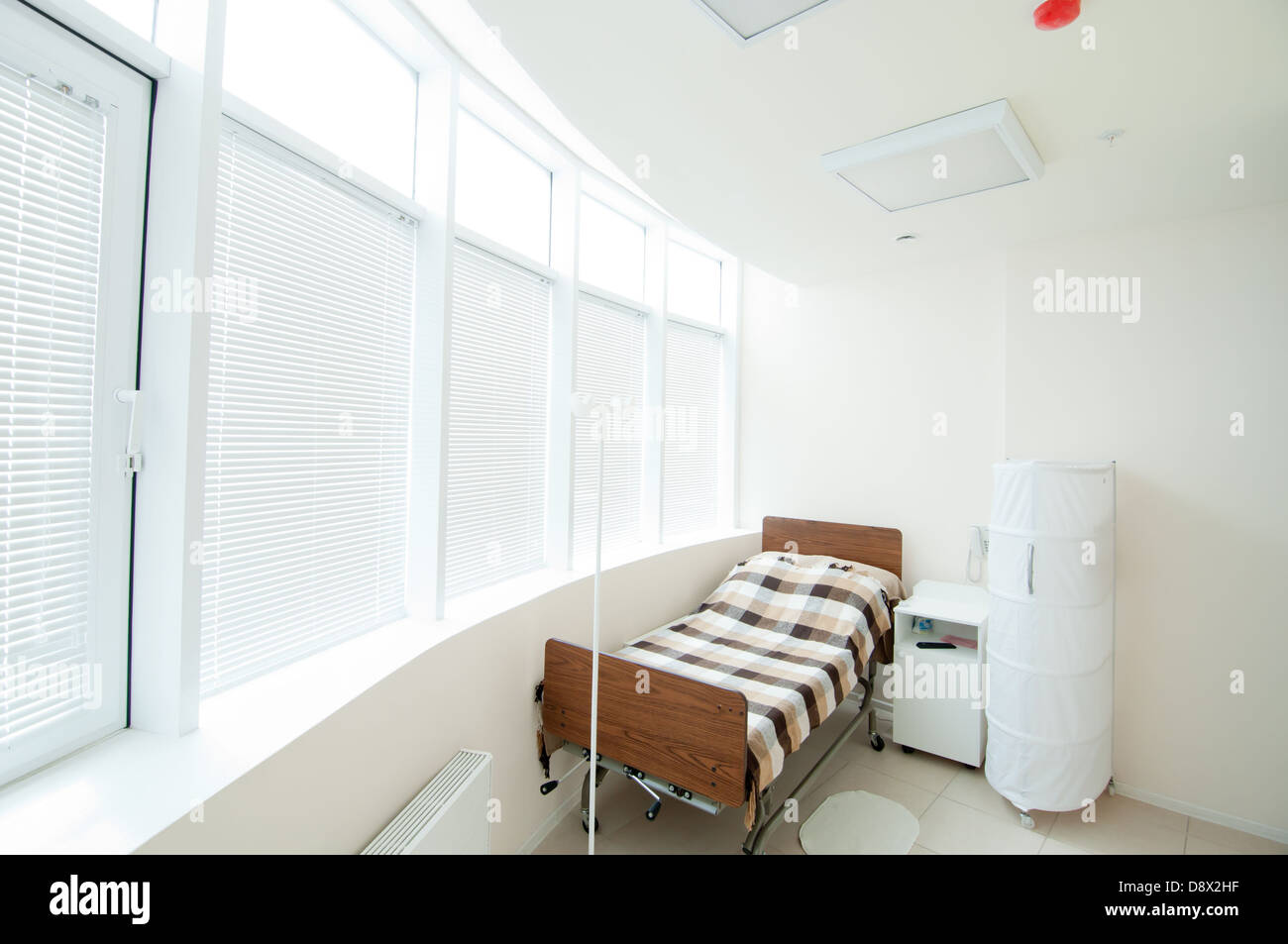 Moscow surgery interior with surgery table, bett, corridor Stock Photo