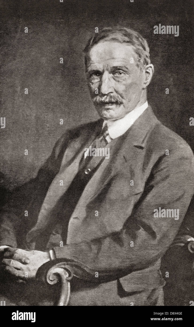 Andrew Bonar Law, aka Bonar, 1858 – 1923. British Conservative Party statesman and Prime Minister. Stock Photo
