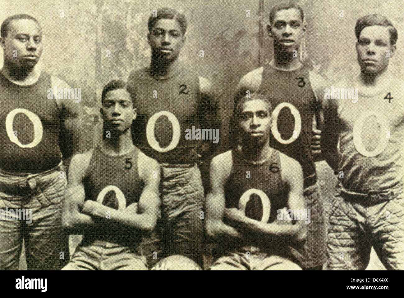 The Owl Field Club allblack men's basketball team of Newark, New Jersey, 1910 Stock Photo Alamy