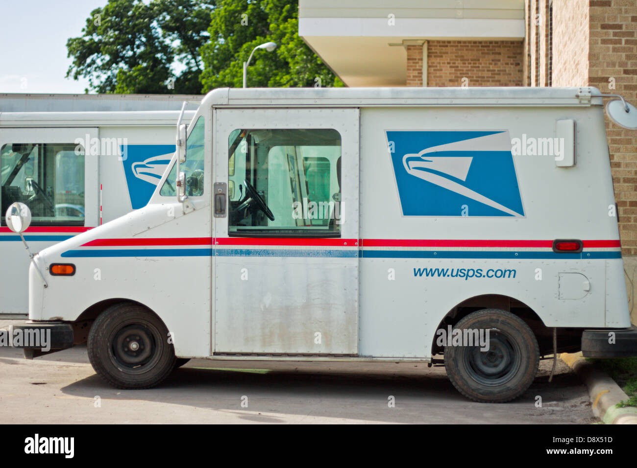 Usps truck hires stock photography and images Alamy
