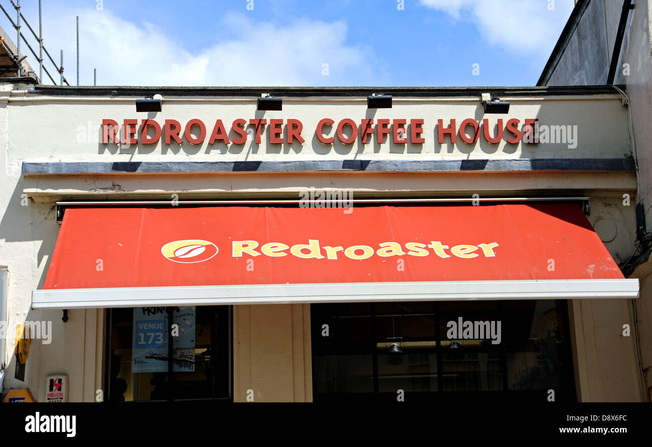 Redroaster Coffee House cafe in St James's Street Kemptown Brighton UK