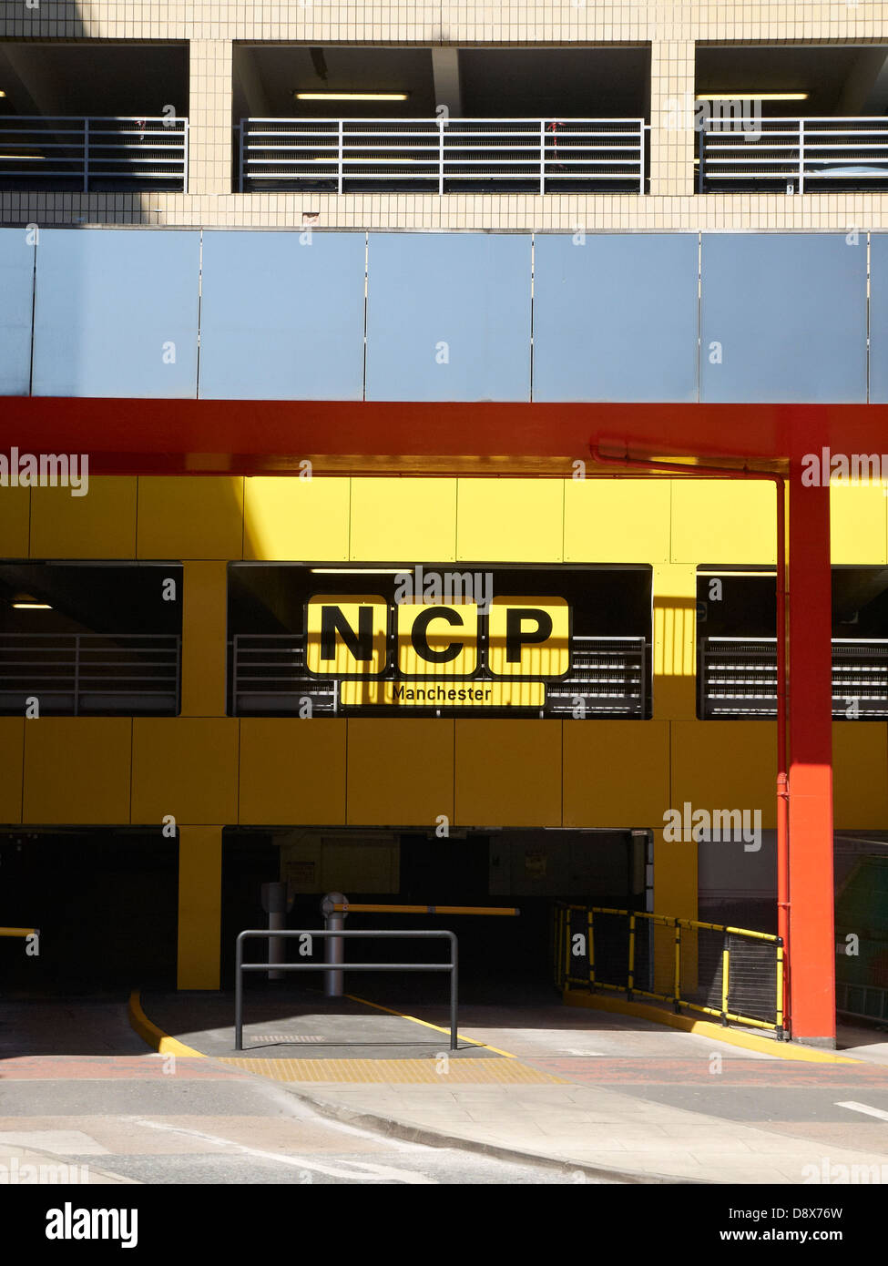 Entrance to NCP in Manchester UK Stock Photo Alamy