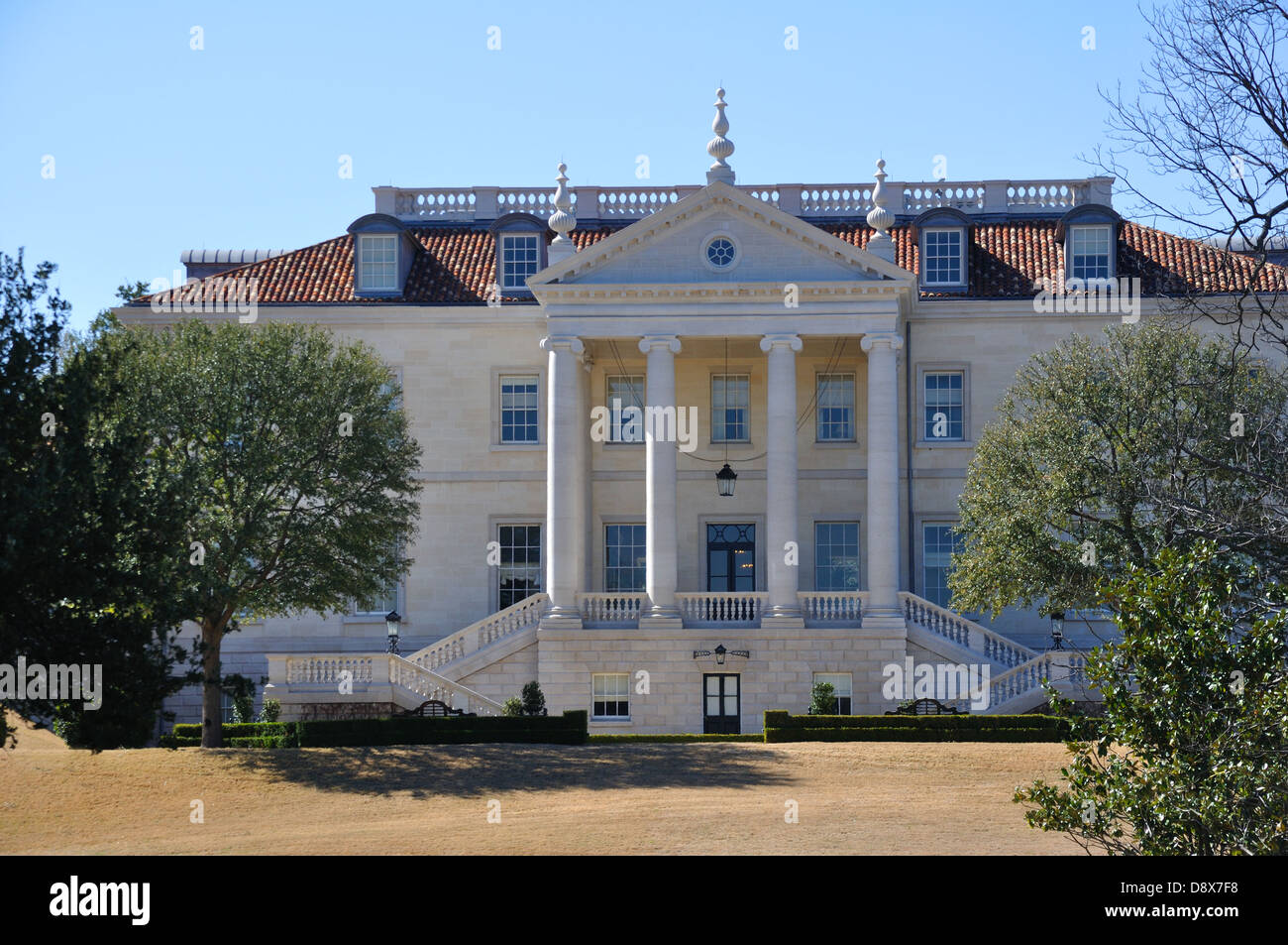 Mansion in Highland Park, Texas, USA Stock Photo Alamy