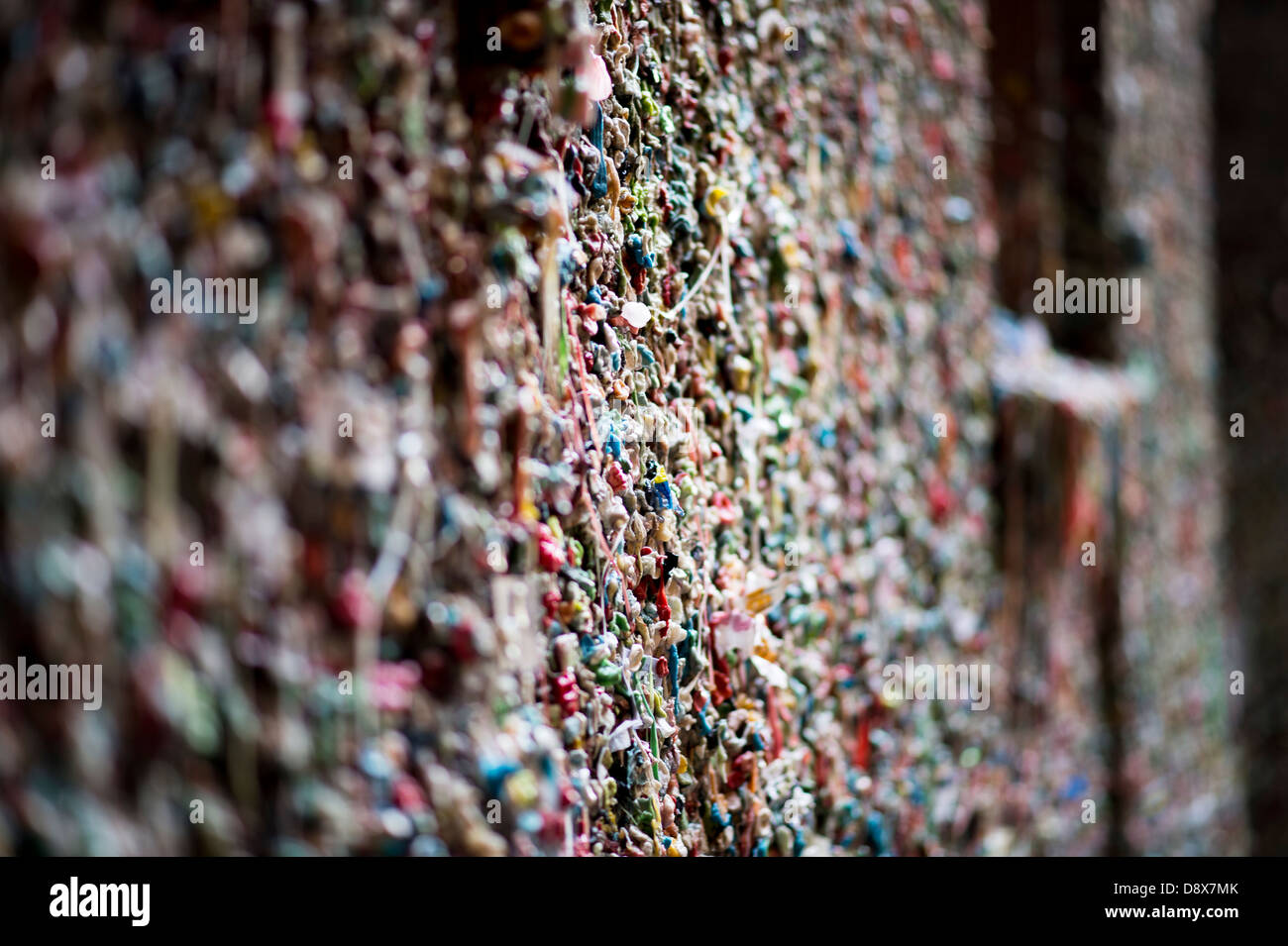 Bubble gum alley in Seattle, Washington Stock Photo