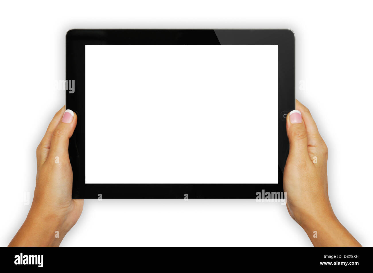 iPad with blank screen Stock Photo Alamy