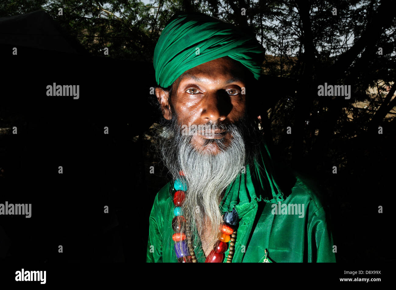Sufi fakirs (mystics and holy men) in India Stock Photo