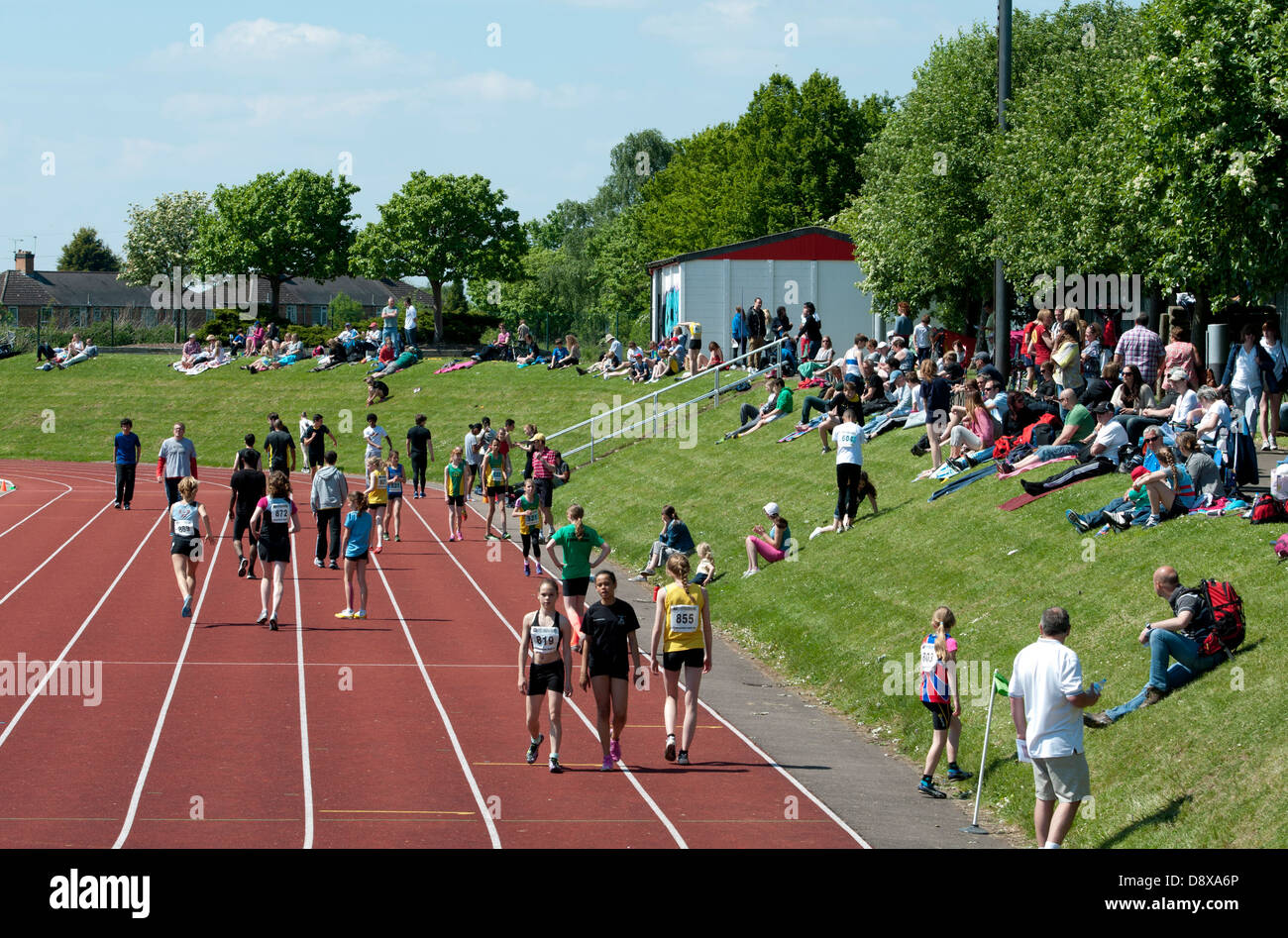 Saffron Lane Athletics Stadium, Leicester, UK Stock Photo Alamy