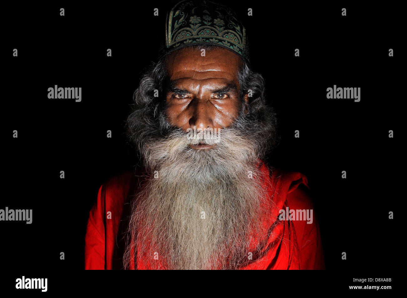 Sufi fakirs (mystics and holy men) in India Stock Photo