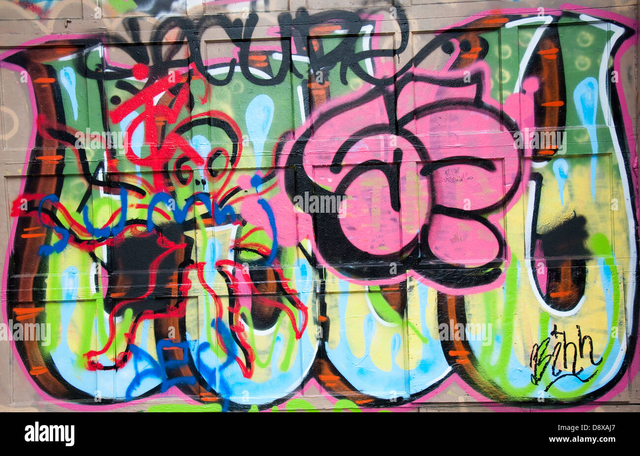 Graffiti Alley in Baltimore, Maryland USA Stock Photo - Alamy
