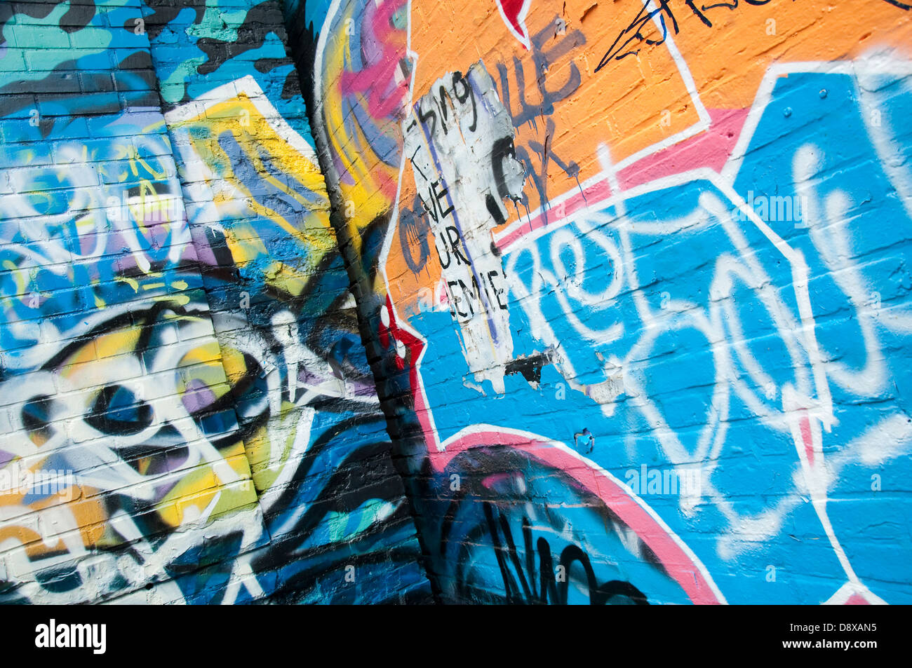 Graffiti Alley in Baltimore, Maryland USA Stock Photo - Alamy